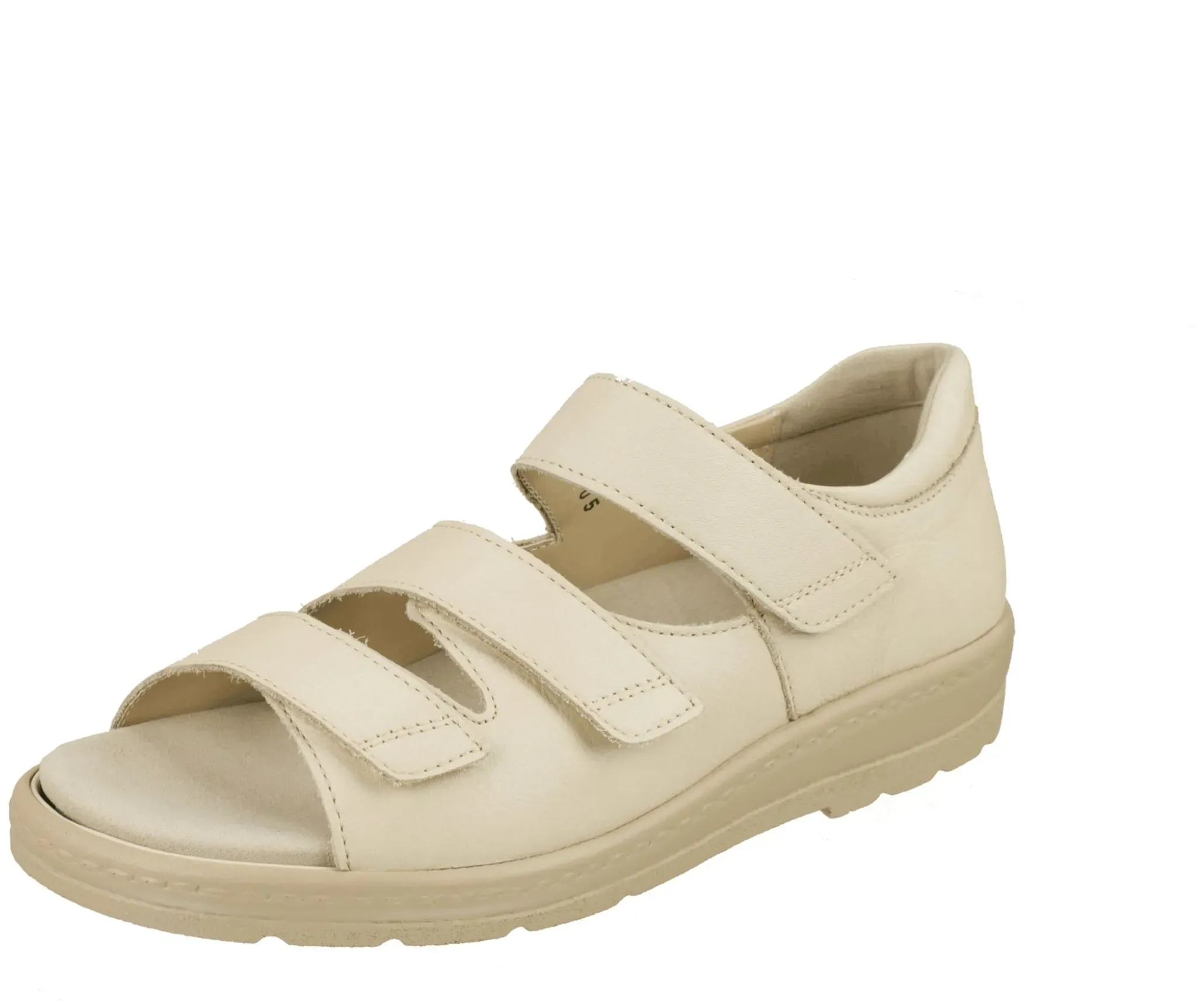 Sandale NATURAL FEET "Casablanca", Damen, Gr. 36, beige, Leder, casual, Schuhe, aus Glattleder