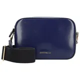 Coccinelle Tebe Umhängetasche Leder 19 cm blau