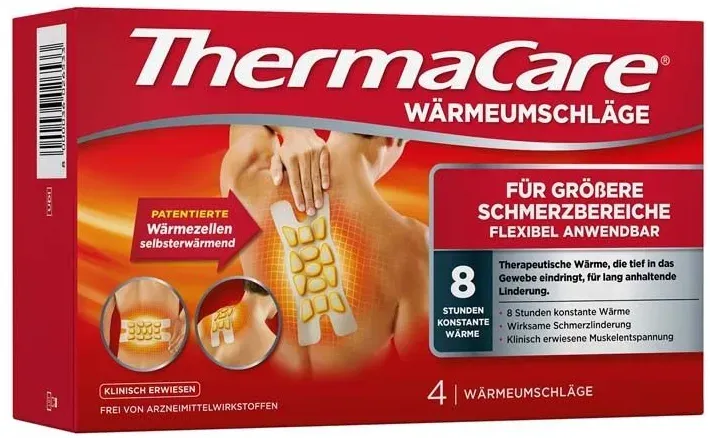 ThermaCare® Wärmepflaster bei punktuellen Schmerzen zur flexiblen Anwendung