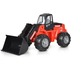 Polesie Spielzeug Radlader 56849 Frontlader beweglicher Arm Trecker Baumaschine rot