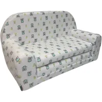 FORTISLINE – Kindersofa Mini ausklappbar 40x78x45cm - Kindersofa für Kinder 2in1 - Kindercouch ausklappbar - Schlafcouch aus Schaumstoff - Abnehmbarer Bezug - Viele Motive