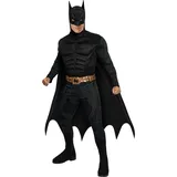 Rubies Rubie's 3 880671 XL - Deluxe Batman Erwachsene Kostüm, Größe XL, Schwarz Halloween