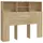 vidaXL Bett-Kopfteil mit Ablagen Sonoma-Eiche 120x19x103,5 cm