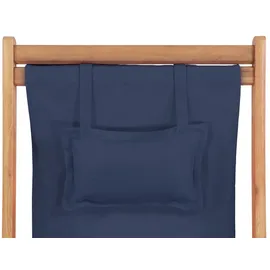 vidaXL Campingstuhl Klappbar Blau