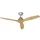 Klarstein Santa Elena 132 cm Deckenventilator Ahorn