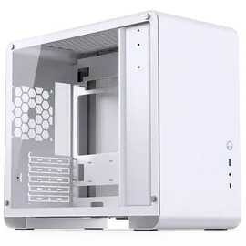 Jonsbo U4 Mini Micro-ATX-Gehäuse, Tempered Glass - weiß Micro-Tower Gehäuse, Weiss