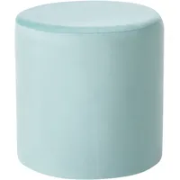Beliani Pouf LOVETT Samtstoff Mintgrün