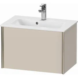 Duravit XViu Waschtisch-Unterschrank XV40780B191 61 x 40 x 39 cm, taupe matt, 1 Auszug, wandhängend champagner matt