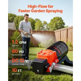 Vevor Membranpumpe 12 V DC 4,5 L/min selbstansaugend