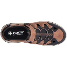 Rieker Slip-Ons Herren Braun/Schwarz 42