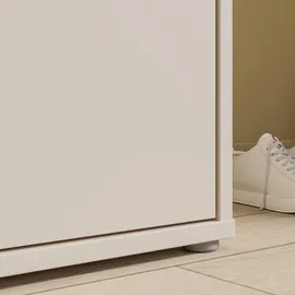 Forte Alice Springs Schuhschrank 109,2 x 34,9 x 191,9 cm beige