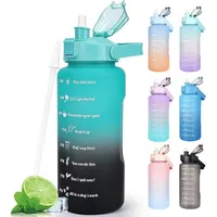 Luxuskollektion 2L Trinkflasche BPA Free mit Zeitmarkierung & Lock