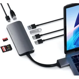 Satechi Dual Multimedia Adapter - Schwarz