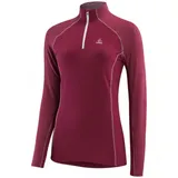 Löffler Damen Rolli W MIDLAYER FINE STRIPE TRANSTE, BURGUND, 44