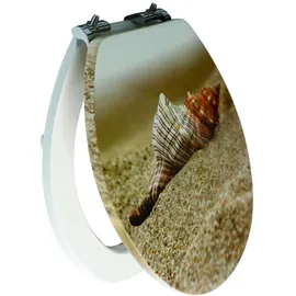 Primaster WC-Sitz mit Absenkautomatik Muschel Weiß