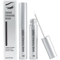 2 Stück Wimpernserum Natürliches Hormonfreies Lash Serum, Unterstützt Wimper Nwachstum & Pflege, Wimpern Serum für Längere, Dichtere Volleres, Wimpern, Vegan Pflegende Formel (5ml)