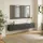 [en.casa] Evaton TV-Lowboard 180 x 32 x 30 cm Dunkelgrau Matt Spanplatte
