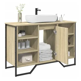 vidaXL Waschbeckenunterschrank 91 x 60 x 35 cm Braun