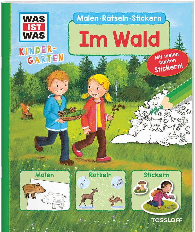 Was Ist Was Kindergarten Malen Rätseln Stickern / Was Ist Was Kindergarten Malen Rätseln Stickern Im Wald - Ida Schuhmann, Kartoniert (TB)