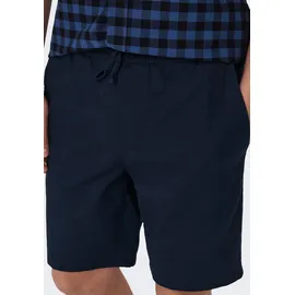 Only & Sons Shorts Leinenanteil, Gummibund, für Herren, 187197 DARK navy), XXL