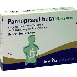 betapharm Arzneimittel GmbH Pantoprazol beta 20mg acid