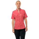 Jack Wolfskin Norbo S/S Shirt Women XXL rot vibrant red check