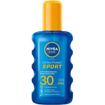 NIVEA Sun Uv Dry Protect transparentes Sonnenspray LSF 30 200 ml