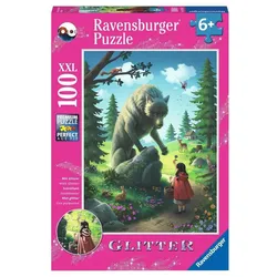 Ravensburger Rotkäppchen und der Wolf, 100 Teile Glitzer