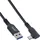 InLine USB 3.2 Gen.1 Kabel, USB-C St gewinkelt - USB-A St für VR, schwarz, 5m