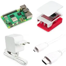 BerryBase Raspberry Pi 5, 8GB RAM, Light Starter Kit, weiß