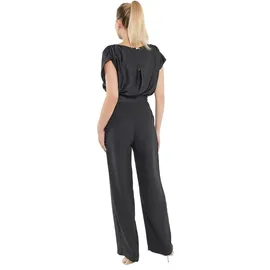 Swing Jumpsuit mit geradem Beinschnitt Schwarz 46