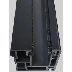 Meeth Rollladenführung, Kunststoff (PVC) - silberfarben
