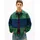 Tommy Hilfiger Hemdjacke TOMMY JEANS "TJM COLORBLOCK", Herren, Gr. 3XL, grün (shadow pine), Web, Obermaterial: 65% Baumwolle, 35% Polyester, oversize normal, Rundhals, eingesetzt elastischer Bund, Jacken, Regular fit mit Hemdkragen