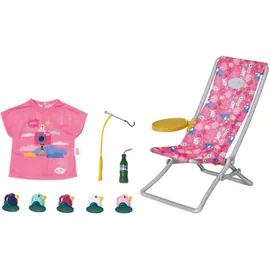 BABY BORN Puppenflasche Weekend Fischen pink 832790