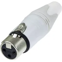 Neutrik NC3FXX-WT XLR-Steckverbinder Buchse, gerade Polzahl: 3 Weiß 1