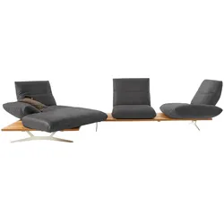KOINOR Elementgruppe  Marilyn ¦ schwarz ¦ Maße (cm): B: 324 H: 96 T: 160.0
