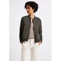 STREET ONE Damen A212694 Blouson in Unifarbe, nomad brown,