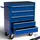 Arebos Werkstattwagen 5 Fächer zentral abschließbar | Blau