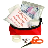 Mil-Tec Unisex – Erwachsene Erste-Hilfe-Paket-16026000 Erste-Hilfe-Paket, Rot, Einheitsgröße