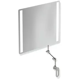 Hewi LED-Kippspiegel basic - felsgrau