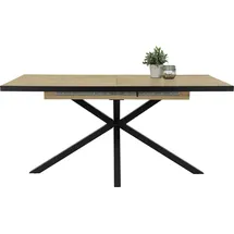 Hela Esstisch Malou I Eiche schwarz B/H/T: ca. 200x76x90 cm - eiche), schwarz,