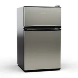 Klarstein Big Daddy - Kühlschrank mit Gefrierfach, Kühl Gefrierkombination, fridge leise, LED, Fassungsvermögen: 86 Liter, Kühlschrank: 61 Lite...