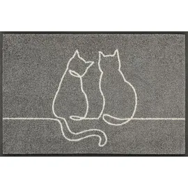 Wash+Dry Lovetails 50x75cm, innen und außen, waschbar, grau