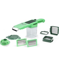 Genius Gemüsehobel Genius Nicer Dicer Quick Professional Set 12 teilig, Kunststoff grün