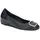 HÖGL Niki Keil Ballerina blau Schmuck-Element 3723 für Damen, schwarz, Größe 35 EU / 3 UK