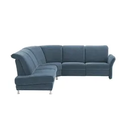 Polstermöbel Oelsa Ecksofa  Mallorca , blau , Maße (cm): B: 267 H: 92 T: 277