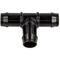 Tecuro Schlauchverbinder T-Stück Ø 11 mm, KS-schwarz, 10 bar