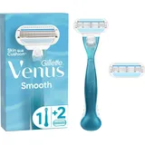 Gillette Venus Smooth Rasierer + 2 Klingen