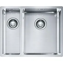 Franke Box BXX 260/160 links Einbauspüle Edelstahl Handbetätigung 560 x 450 mm