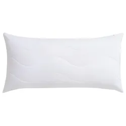 Nackenstützkissen JEKATEX "Visko, Kissen ist Hausstauballergiker geeignet", weiß, B:40cm H:18cm L:80cm, Bezug: 100% Polyester, Kopfkissen, Kopfkissen 40x80 cm, Optimale Stützkraft für Kopf- & Nackenbereich